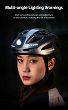 Kask rowerowy Rockbros ZK-077 z zintegrowanym oświetleniem 360°, titan - 9