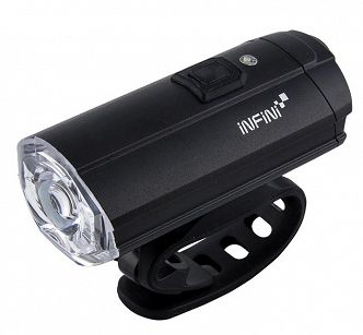 INFINI Lampka przednia TRON 500 Black USB