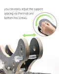 RideNow Split-Type Bike Stand - drewniany regulowany stojak rowerowy - 6