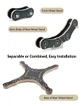 RideNow Split-Type Bike Stand - drewniany regulowany stojak rowerowy - 8
