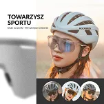 Okulary z fotochromem Rockbros SP323 - biało-turkusowe - 6