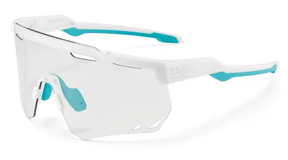 Okulary z fotochromem Rockbros SP323 - biało-turkusowe