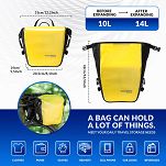 Sakwa rowerowa Rockbros AS-003-1Y yellow / 14L - 5