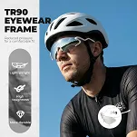 Okulary z fotochromem Rockbros SP382 - czerwone - 13