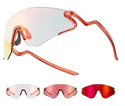 Okulary z fotochromem Rockbros SP382 - czerwone - 3
