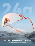 Okulary z fotochromem Rockbros SP382 - czerwone - 8