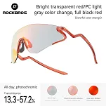 Okulary z fotochromem Rockbros SP382 - czerwone - 4