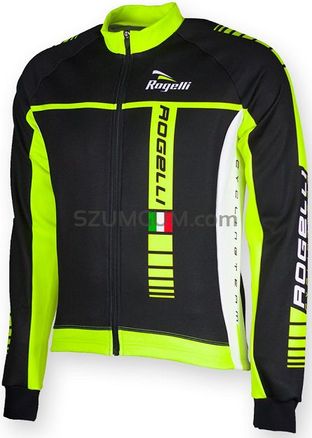  Rogelli UMBRIA - bluza rowerowa - 001.235 black/fluor-yellow/white roz. S