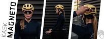 Uniwersalny kask rowerowy Prox Magneto Led - zielony - 6