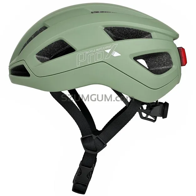 Uniwersalny kask rowerowy Prox Magneto Led - zielony