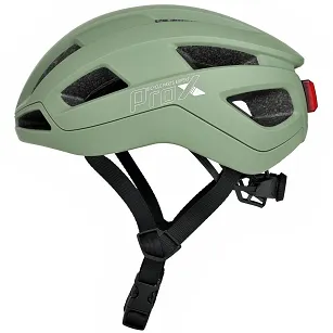 Uniwersalny kask rowerowy Prox Magneto Led - zielony