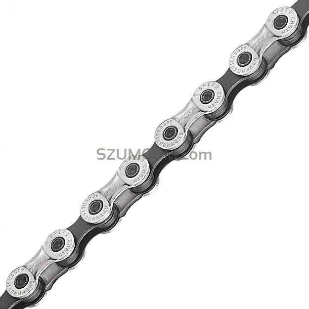 Łańcuch rowerowy TAYA 9-speed, TB-90, silver-black