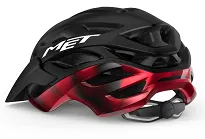 Kask MET Veleno - black red matt glossy - 2