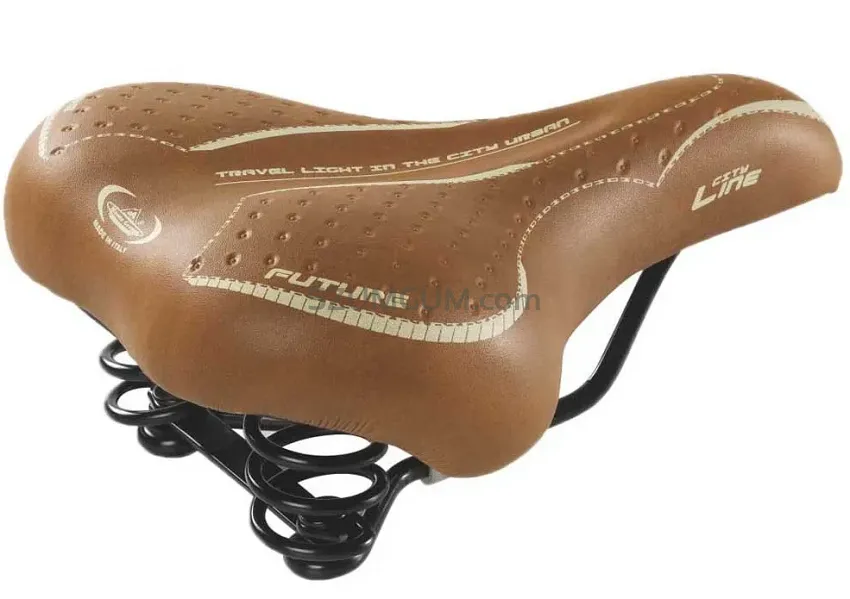 Siodło  Monte Grappa City Line Future Lady damskie - spręzyna brązowe