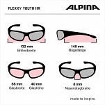 Alpina Okulary młodzieżowe JUNIOR FLEXXY YOUTH HR -  Black-blue - 7