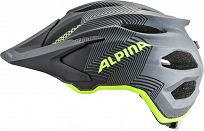 Kask rowerowy Alpina Carapax JR, BLACK-NEON-YELLOW  51-56cm - 4