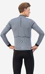 Ocieplana bluza rowerowa Rogelli ESSENTIAL DWR, antracytowa - 4