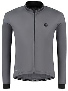 Ocieplana bluza rowerowa Rogelli ESSENTIAL DWR, antracytowa