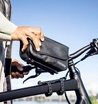 Torebka na ramę Ortlieb TOPTUBE-BAG -Dark Sand  z miejscem na telefon - 8