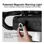 Torebka na kierownicę  Gaciron Cat House 200 - z inteligentnym światłem ostrzegawczym - 14