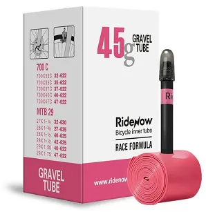 Dętka RideNow TPU Gravel / MTB 700x32-47 | 29x1.50-1.75" SV (Presta) – Wentyle 45/65 mm, 45 g