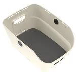 Kosz tylny Basil Cento Neo WSL - 21 L - off-white - 2