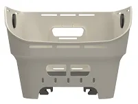 Kosz tylny Basil Cento Neo WSL - 21 L - off-white - 5