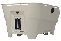 Kosz tylny Basil Cento Neo WSL - 21 L - off-white - 3