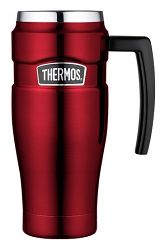 Kubek termiczny - Termokubek Thermos Style z uchwytem 470ml czerwony