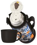 Termos dziecięcy Thermos Active z dwiema nakrętkami i futerałem 800ml chłopięcy - 3
