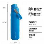 Termiczna butelka na wodę Stanley Aerolight ™ IceFlow 0,6 L- Azure - 2
