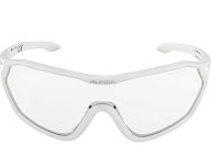 ALPINA OKULARY S-WAY VL+ szkło BLACK S1-3 FOGSTOP - kolor WHITE MATT - 3