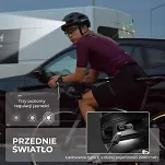 Inteligętny kask Rockbros ZK-031 white – zdalnie sterowane oświetlenie i kierunkowskazy - 4