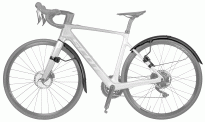 Błotnik przedni Topeak Tetrafender R1 (Road) - 9