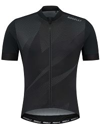 Koszulka rowerowa Rogelli DUSK, czarno-szara - Rozmiar M