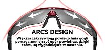 Okulary sportowe Rockbros 10001 polaryzujące - czarno-czerwone - wymienne szkła - ramki optyczne - 4