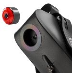 Torba podsiodłowa Rockbros AS-078-1 0,8 l z inteligentną lampką tylną - 3