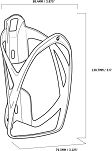 Koszyk na bidon BLACKBURN SLICK plastikowy 23g - 6