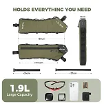 Torba pod ramę Rockbros 089 green - 4