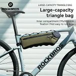 Torba pod ramę Rockbros 089 green - 8