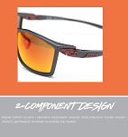 Alpina okulary RAM 2.0 Q-LITE -  Black szkło blue mirror - 12