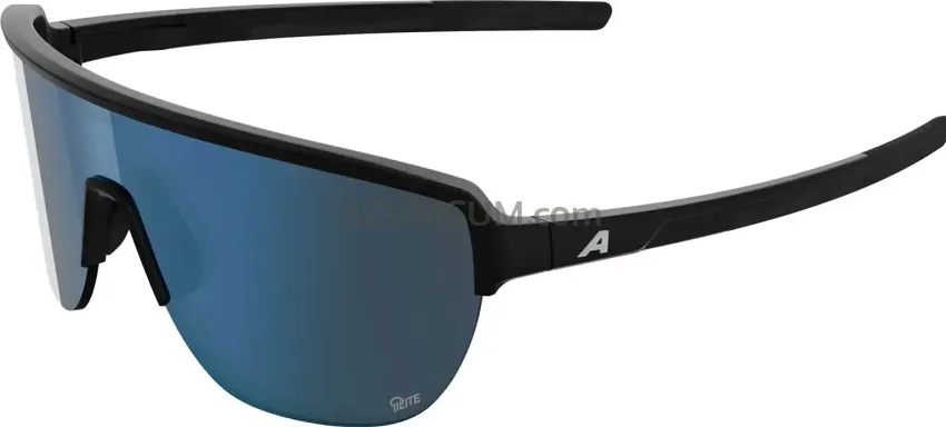 Alpina okulary RAM 2.0 Q-LITE -  Black szkło blue mirror