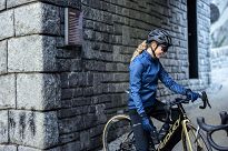 Damska kurtka softshell z oddychającym panelem na plecach Rogelli CORE, niebieska - 7