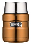 Oryginalny Termos obiadowy  na jedzenie z łyżką Thermos King 470ml, miedziany - 2