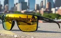 Okulary TIFOSI SANCTUM - matte black (1 szkło Smoke Yellow Mirror 13%) - 5