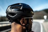 Kask rowerowy Rogelli PUNCTA z błyszczącą powierzchnią czarny - 7