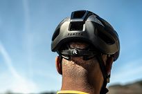Kask rowerowy Rogelli PUNCTA z błyszczącą powierzchnią czarny - 8
