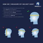 Kask rowerowy Rogelli PUNCTA z błyszczącą powierzchnią czarny - 20