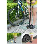 Pompka podłogowa Rockbros GP6532B - 11 bar (160 PSI) - 3