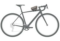 Torebka na ramę Ortlieb bike packing Fuel-Pack - dark sand - 9